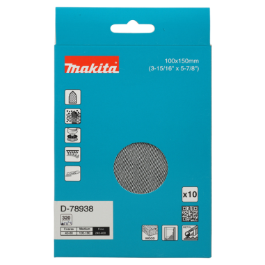 ABRASIF EN MAILLE 100X150 A320 X10 / D 78938 / 3240890944849 - D'ORIGINE MAKITA