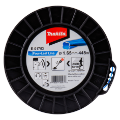 FIL NYLON TREFLE TORSADE 1.65 445M / E 01753 / 0088381555470 - D'ORIGINE MAKITA