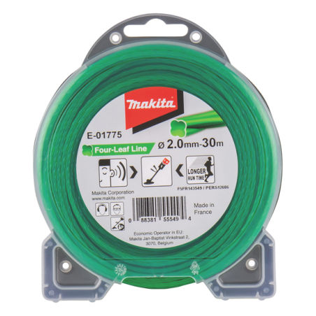 FIL NYLON TREFLE TORSADE 2 30M / E 01775 / 0088381555494 - D'ORIGINE MAKITA