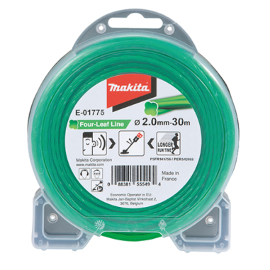 FIL NYLON TREFLE TORSADE 2 30M / E 01775 / 0088381555494 - D'ORIGINE MAKITA