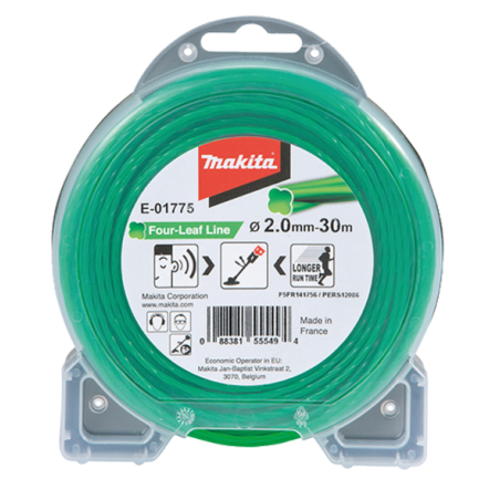 FIL NYLON TREFLE TORSADE 2 30M / E 01775 / 0088381555494 - D'ORIGINE MAKITA