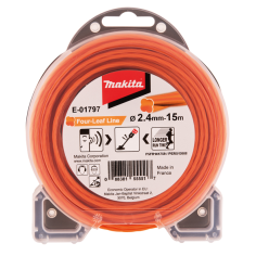 FIL NYLON TREFLE TORSADE 2.4 15M / E 01797 / 0088381555517 - D'ORIGINE MAKITA 2