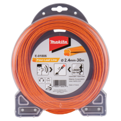 FIL NYLON TREFLE TORSADE 2.4 30M / E 01806 / 0088381555524 - D'ORIGINE MAKITA