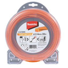 FIL NYLON TREFLE TORSADE 2.4 30M / E 01806 / 0088381555524 - D'ORIGINE MAKITA 2