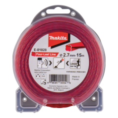 FIL NYLON TREFLE TORSADE 2.7 15M / E 01828 / 0088381555548 - D'ORIGINE MAKITA