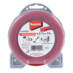 FIL NYLON TREFLE TORSADE 2.7 15M / E 01828 / 0088381555548 - D'ORIGINE MAKITA 2