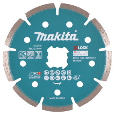 DISQUE DIAMANT X LOCK 125 / E 02076 / 0088381556224 - D'ORIGINE MAKITA