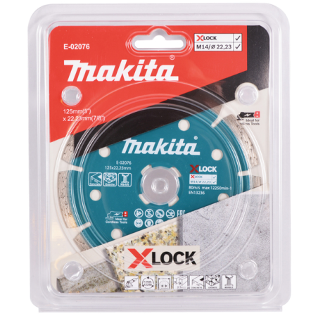 DISQUE DIAMANT X LOCK 125 / E 02076 / 0088381556224 - D'ORIGINE MAKITA