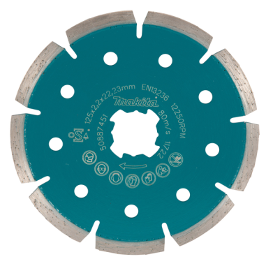 DISQUE DIAMANT X LOCK 125 / E 02076 / 0088381556224 - D'ORIGINE MAKITA