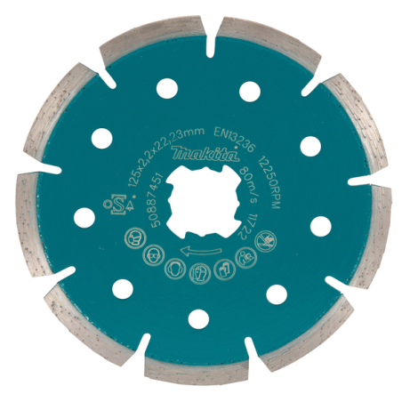 DISQUE DIAMANT X LOCK 125 / E 02076 / 0088381556224 - D'ORIGINE MAKITA