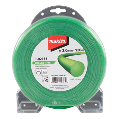 FIL ROND ROUND TRIM 2MM x 126M / E 02711 / 0088381557979 - D'ORIGINE MAKITA