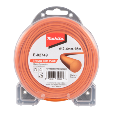 FIL ROND ROUND TRIM+ 2,4MM x 15M / E 02749 / 0088381558006 - D'ORIGINE MAKITA
