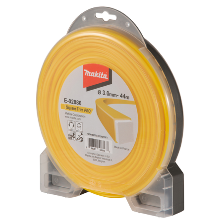 FIL CARRE SQUARE TRIM PRO 3mm 44m / E 02886 / 0088381558167 - D'ORIGINE MAKITA FIL CARRE SQUARE TRIM PRO 3mm 44m / E 02886 / 0088381558167 - D'ORIGINE MAKITA
