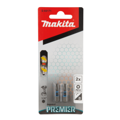 EMBOUT POZIDRIV 2 25MM 2PCS IMPACT PREMIER / E 03171 / 0088381569842 - D'ORIGINE MAKITA 2