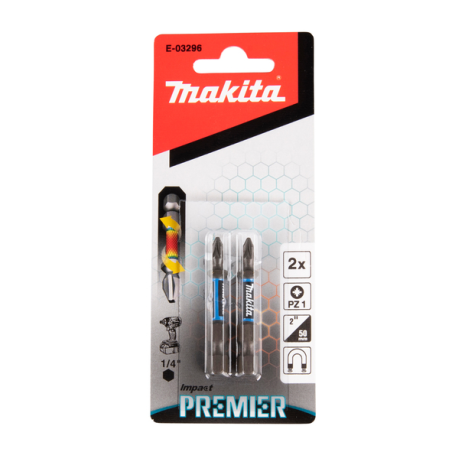 EMBOUT PZ1 50 2PCS IMPACT PREMIER / E 03296 / 0088381569958 - D'ORIGINE MAKITA