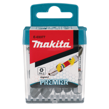 EMBOUT PH2 50 10PCS IMPACT PREMIER / E 03377 / 0088381570039 - D'ORIGINE MAKITA