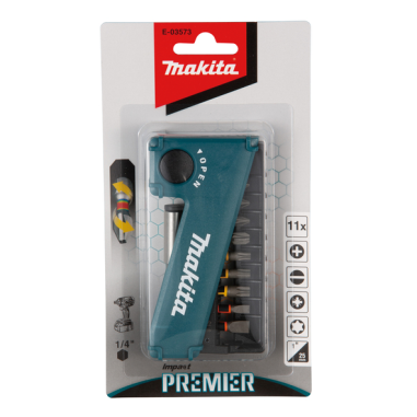 COFFRET EMBOUTS (11 PCS) IMPACT PREMIER / E 03573 / 0088381570213 - D'ORIGINE MAKITA