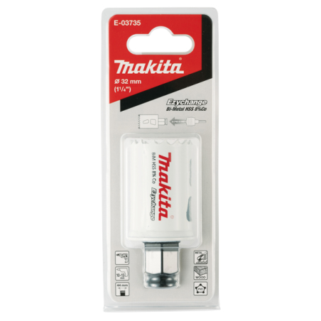 SCIE CLOCHE BIM 32mm EZYCHANGE - E 03735 - 0088381561976 - D'ORIGINE MAKITA SCIE CLOCHE BIM 32mm EZYCHANGE - E 03735 - 0088381561976 - D'ORIGINE MAKITA