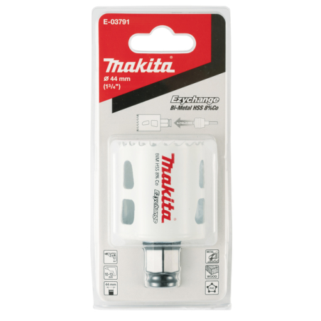 SCIE CLOCHE BIM 44mm EZYCHANGE - E 03791 - 0088381562034 - D'ORIGINE MAKITA SCIE CLOCHE BIM 44mm EZYCHANGE - E 03791 - 0088381562034 - D'ORIGINE MAKITA