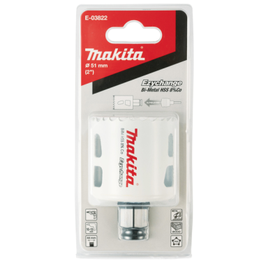 SCIE CLOCHE BIM 51mm EZYCHANGE - E 03822 - 0088381562065 - D'ORIGINE MAKITA SCIE CLOCHE BIM 51mm EZYCHANGE - E 03822 - 0088381562065 - D'ORIGINE MAKITA