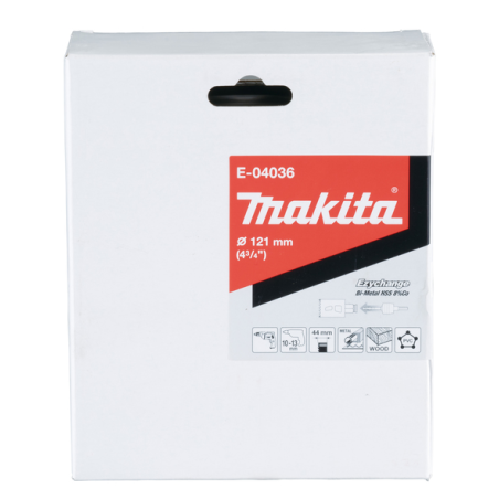 SCIE CLOCHE BIM EZYCHANGE Ø121MM - E 04036 - 0088381562270 - D'ORIGINE MAKITA SCIE CLOCHE BIM EZYCHANGE Ø121MM - E 04036 - 0088381562270 - D'ORIGINE MAKITA