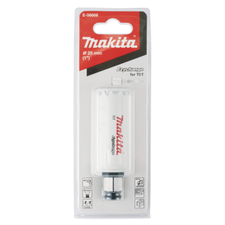 SCIE CLOCHE TCT 25mm EZYCHANGE - E 06666 - 0088381570381 - D'ORIGINE MAKITA SCIE CLOCHE TCT 25mm EZYCHANGE - E 06666 - 0088381570381 - D'ORIGINE MAKITA