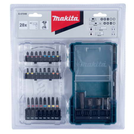 COFFRET VISSAGE 28 PCS / E 07048 / 0088381571241 - D'ORIGINE MAKITA COFFRET VISSAGE 28 PCS / E 07048 / 0088381571241 - D'ORIGINE MAKITA