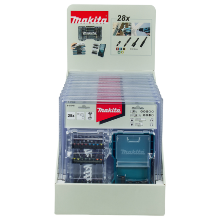 MASTER CARTON DE 10 x COFFRET VISSAGE 28 PCS - E 07048 10 - 0088381579506 - D'ORIGINE MAKITA
