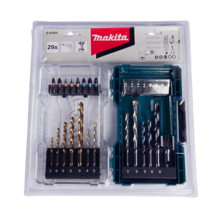 COFFRET PERCAGE VISSAGE 29 PCS / E 07054 / 0088381571258 - D'ORIGINE MAKITA COFFRET PERCAGE VISSAGE 29 PCS / E 07054 / 0088381571258 - D'ORIGINE MAKITA