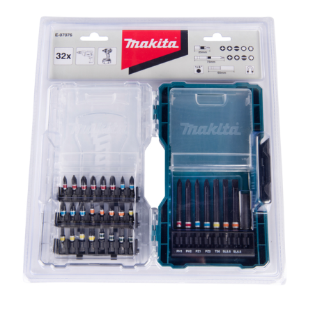 COFFRET VISSAGE 32 PCS / E 07076 / 0088381571272 - D'ORIGINE MAKITA COFFRET VISSAGE 32 PCS / E 07076 / 0088381571272 - D'ORIGINE MAKITA