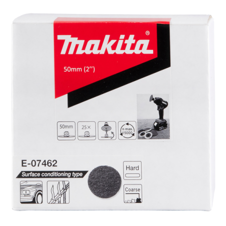 DISQUE NON TISSE DISC 50MM GROSSIER DUR / E 07462 / 0088381574099 - D'ORIGINE MAKITA