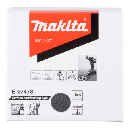 DISQUE NON TISSE DISC 50MM MOYEN DUR / E 07478 / 0088381574105 - D'ORIGINE MAKITA