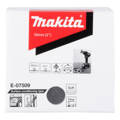 DISQUE NON TISSE DISC 50MM FIN DOUX / E 07509 / 0088381574136 - D'ORIGINE MAKITA 2
