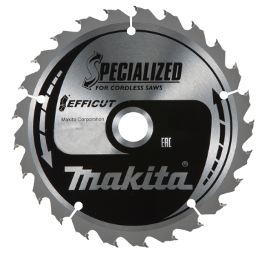 LAME CARBURE BOIS EFFICUT 260X30MM 24D - E 07705 - 0088381572408 - D'ORIGINE MAKITA
