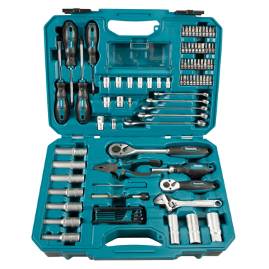 COFFRET OUTILLAGE À MAIN 87 PCS / E 08458 / 0088381575638 - D'ORIGINE MAKITA