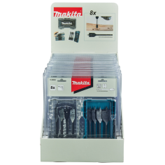 MASTER CARTON 10 COFFRETS 8 MECHES A BOIS - E 08698 10 - 0088381579612 - D'ORIGINE MAKITA 2