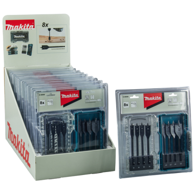 MASTER CARTON 10 COFFRETS 8 MECHES A BOIS - E 08698 10 - 0088381579612 - D'ORIGINE MAKITA