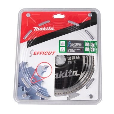 LAME CARBURE EFFICUT BOIS 216x30x80D - E 08894 - 0088381577199 - D'ORIGINE MAKITA