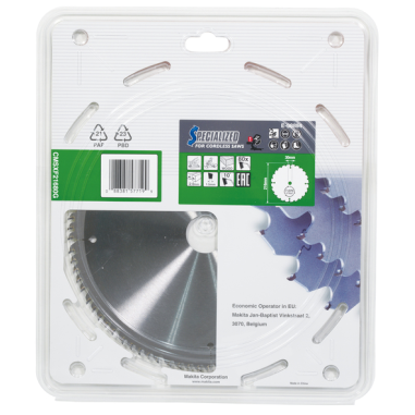 LAME CARBURE EFFICUT BOIS 216x30x80D - E 08894 - 0088381577199 - D'ORIGINE MAKITA