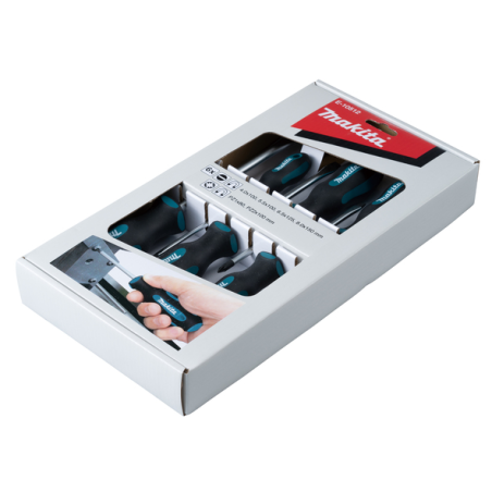 JEU DE TOURNEVIS 4SL+2PZ - E 10512 - 0088381579858 - D'ORIGINE MAKITA