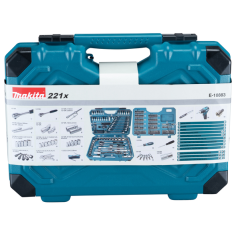 COFFRET OUTILLAGE A MAIN 221 PCS / E 10883 / 0088381581486 - D'ORIGINE MAKITA 2