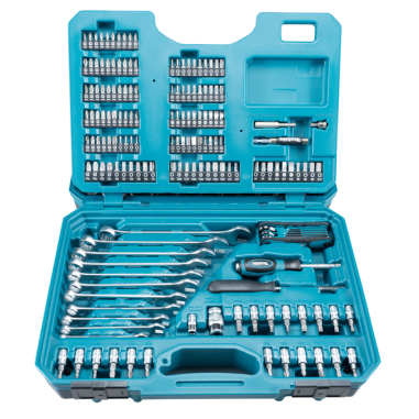 COFFRET OUTILLAGE A MAIN 221 PCS / E 10883 / 0088381581486 - D'ORIGINE MAKITA COFFRET OUTILLAGE A MAIN 221 PCS / E 10883 / 0088381581486 - D'ORIGINE MAKITA