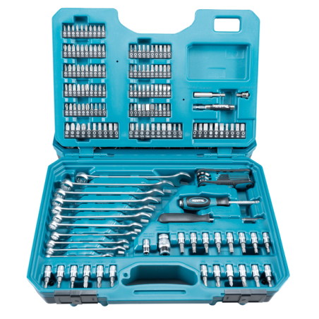 COFFRET OUTILLAGE A MAIN 221 PCS / E 10883 / 0088381581486 - D'ORIGINE MAKITA COFFRET OUTILLAGE A MAIN 221 PCS / E 10883 / 0088381581486 - D'ORIGINE MAKITA