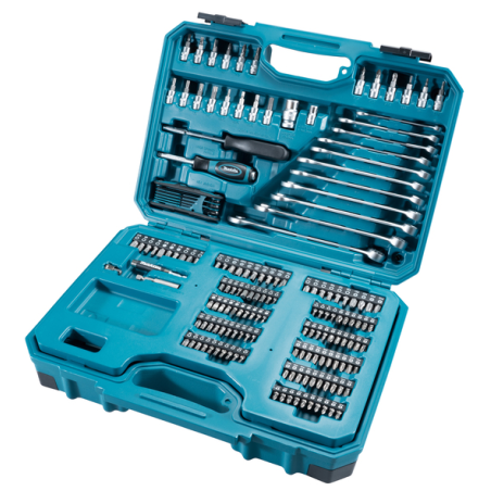 COFFRET OUTILLAGE A MAIN 221 PCS / E 10883 / 0088381581486 - D'ORIGINE MAKITA COFFRET OUTILLAGE A MAIN 221 PCS / E 10883 / 0088381581486 - D'ORIGINE MAKITA