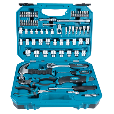 COFFRET OUTILLAGE A MAIN 76 PCS / E 10899 / 0088381581493 - D'ORIGINE MAKITA