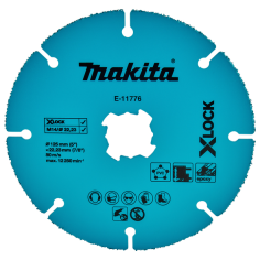 DISQUE DIAMANT X LOCK 125MM CARBURE DE TUNGSTENE / E 11776 / 0088381584029 - D'ORIGINE MAKITA