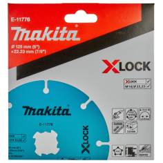 DISQUE DIAMANT X LOCK 125MM CARBURE DE TUNGSTENE / E 11776 / 0088381584029 - D'ORIGINE MAKITA 2