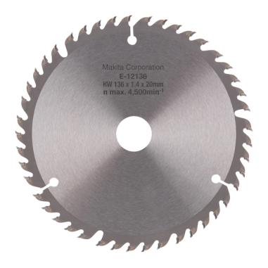 LAME CARBURE EFFICUT 136x20x45T - E 12136 - 0088381585491 - D'ORIGINE MAKITA