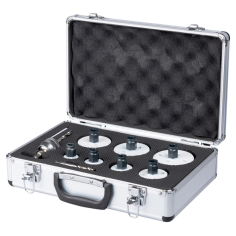 COFFRET SCIES CLOCHES EZYCHANGE BI METAL (7 PCS) / E 12295 / 0088381585651 - D'ORIGINE MAKITA