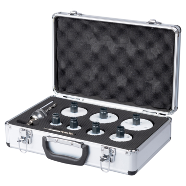 COFFRET SCIES CLOCHES EZYCHANGE BI METAL (7 PCS) / E 12295 / 0088381585651 - D'ORIGINE MAKITA